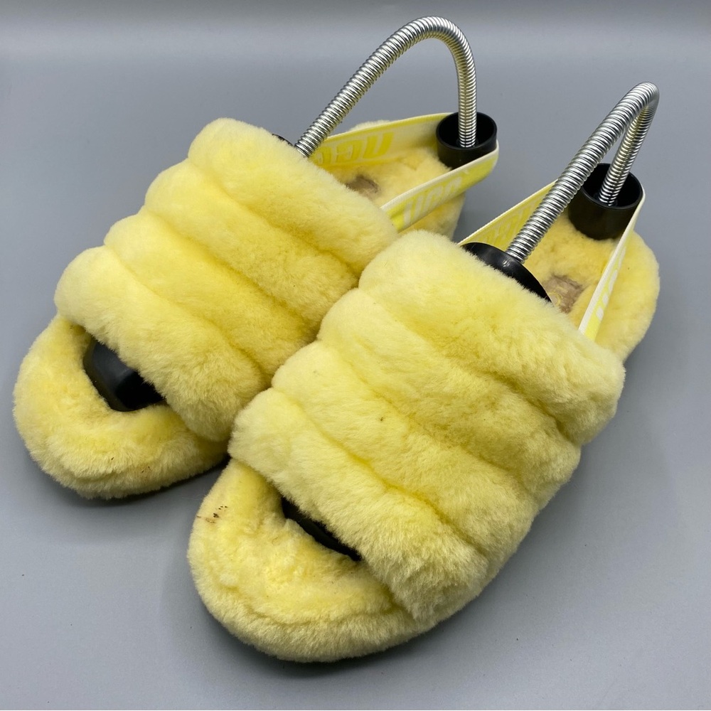 UGG Women's Slippers in Sunny Yellow - Picture 4 of 4